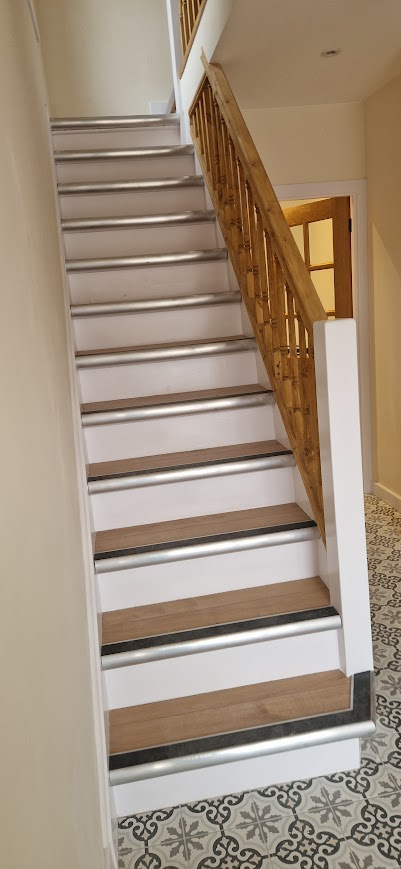 Staircase & hallway completed by Da Silva Building Construction, Full interior refit